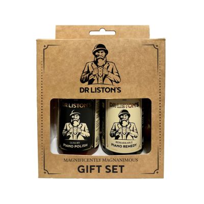 Dr. Listons Klavierpflege-Geschenkset DR-GS-PRPP – Klavierreinigungs- und Polierset 2 × 150 ml