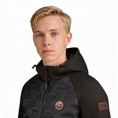 6. Herrenjacke Geographical Norway BAEL BLACK DB MEN 056 BLACK (WZ8113H/GN-NOIR)