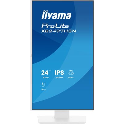 8. IIYAMA 60,5 cm (24") XB2497HSN-W1 16:9 HDMI+DP+USB-C IPS