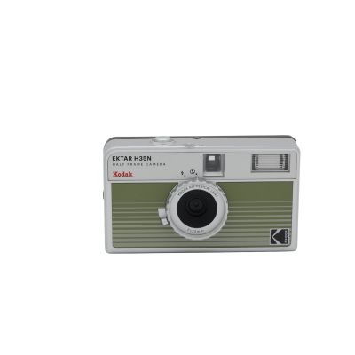 KODAK EKTAR H35N HF Filmkamera-Set mit Kodak Ultramax, grünem Filmstreifen
