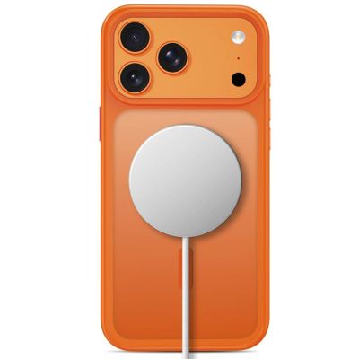4. Tech-Protect Magmat Magsafe CC Hülle für iPhone 18 Pro / 17 Pro – mattes Orange