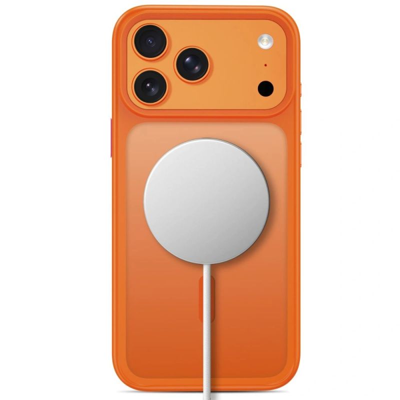 4. Tech-Protect Magmat Magsafe CC Hülle für iPhone 18 Pro / 17 Pro – mattes Orange