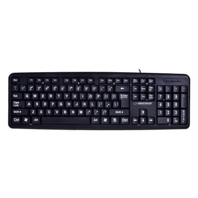 Esperanza Florida EK129 Tastatur (USB 2.0; (US); Schwarz)