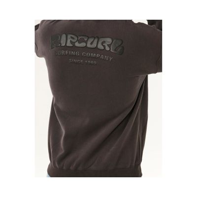2. Schwarzes Herren-Sweatshirt „RIP CURL Surf Puff Zip Thru“