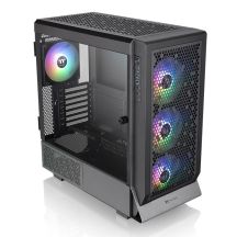THERMALTAKE CERES 500 ARGB*4 TEMPERED GLASS - SCHWARZ CA-1X5-00M1WN-00