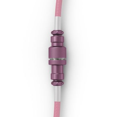 4. Glorious Gaming GLO-KB-ACC-CBL-COIL-PPNK Tastatur-/Mauskabel, Pink, 1,4 m