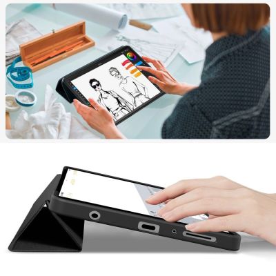 8. TechProtect SmartCase Schutzhülle für Samsung Galaxy Tab A9 / A11 8.7 X110 / X115 / X133 / X135 - Schwarz