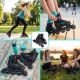 7. Meteor M 34-38 Buzzy Rollschuhe Schwarz/Rosa/Mint