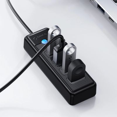 5. Hub Orico PW4U-U3 USB-A / 4x USB-A 3.0 - schwarz