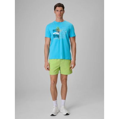 3. Herren-T-Shirt mit Aufdruck, regulär, Größe 4F 4FRSS26TTSHM4303-33S