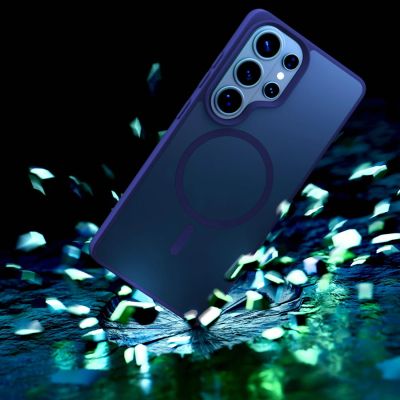22. Samsung Galaxy S26 Ultra - 3mk Smoke MagCase Blau