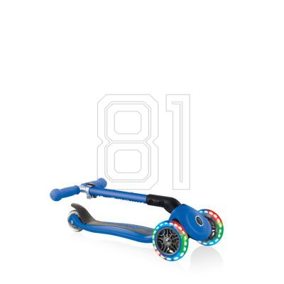 16. Globber Faltbarer 3-Rad-Scooter Lights Navy Blue Jr 437-100
