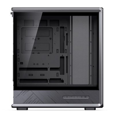 8. Jonsbo D401 PC- , Midi-Tower, ATX, gehärtetes Glas - schwarz