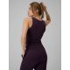 2. Schmal geschnittenes, geripptes Damen-Stricktop 4F 4FRAW25TSLEF310-50S