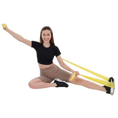 15. Trainingstape für Pilates-Übungen 2000 x 150 x 0,25 mm 5–8 kg GELB