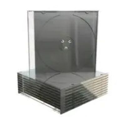 2. MediaRange BOX21 CD-Hüllen Jewel Case 1 Disc Schwarz, Transparent