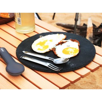 10. Reisebesteck-Set aus Titan – Löffel + Gabel – NexTool NE20133