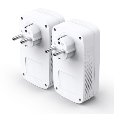 2. TP-Link TL-PA8033P KIT Netzwerkadapter für PowerLine 1300 Mbit/s Kabelgebundenes LAN Weiß 2 Stück.