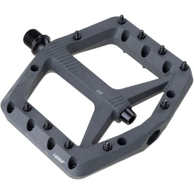 Fahrradpedale (breite Plattformen) LEATT Pedale Composite AllMtn 2.0 Flat Einheitsgröße