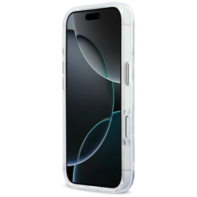 5. Karl Lagerfeld IML Peekaboo MagSafe Hülle für iPhone 17 Pro – Transparent