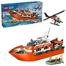 LEGO CITY 60504 Rettungsboot und Hubschrauber der Küstenwache
