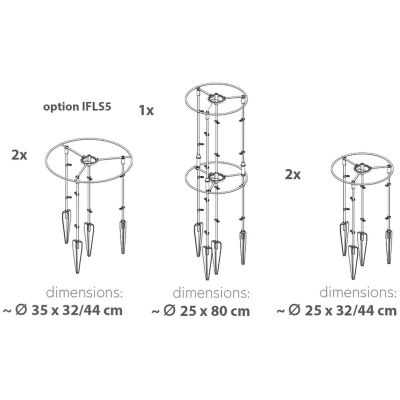11. Pflanzenstützen, Bodenstützen, Durchmesser 25 und 35 cm, Waldgrün