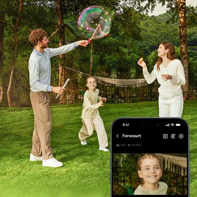 4. Baseus Security S1 Lite 2K Außenkamera – Weiß