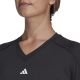 6. adidas Aeroready Train Essentials Minimal Branding V-Ausschnitt Tee W HN5543