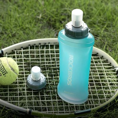 3. Rockbros 350017002 Softflask Trinkflasche 500 ml - hellblau