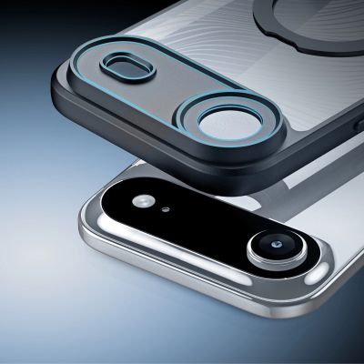 7. Dux Ducis Aimo Mag Case mit Magnetring und Ständer für iPhone 17 Air – Schwarz