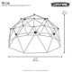 39. LIFETIME KLETTERKUPPEL GEODOME 90136
