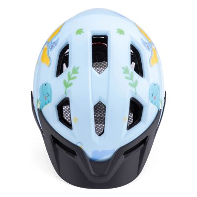 3. Wozinsky Kinder-Mountainbikehelm mit abnehmbarem Visier, Größe XS – Hellblau
