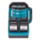 10. Makita KT001GZ Wasserkocher 0,8 l Schwarz, Blau