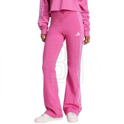 2. adidas Essentials 3-Stripes Print Cotton W Pants JG6238