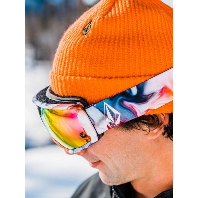 5. Volcom MIGRATIONS NEBULA/PINK CHROME Snowboardbrille (VG0022112)