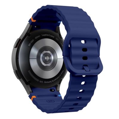 2. Tech-Protect Silikon-Sportarmband für Samsung Galaxy Watch 4/5/5 Pro/6/7/FE – Blau