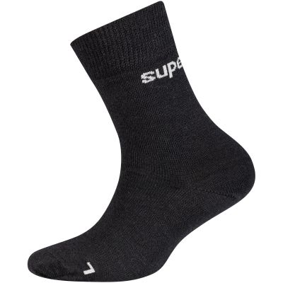 2. Kinder-Socken SUPER.NATURAL KIDS ALL DAY SOCKS 2-PACK schwarz