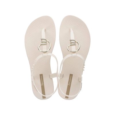 6. Ipanema Sandal Class Damen Flip-Flop-Sandalen beige mit gold