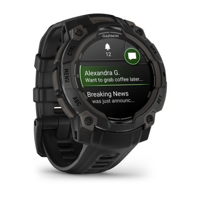 27. Sportuhr Garmin Instinct 3 AMOLED 45 mm Schwarz