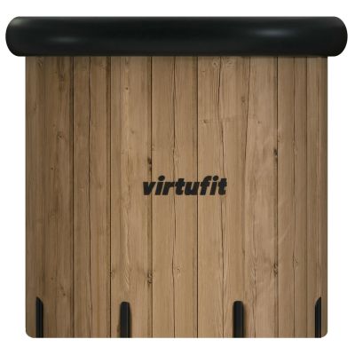 63. VIRTUFIT EISBAD XXL - 375 LITER - HOLZIMITAT - MIT ZUBEHÖR