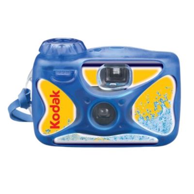 Kodak Einwegkamera Waterproof Ultra Sport, Digitalkamera für 27 Farbunterwasserfotos.