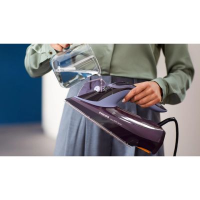 22. Philips | DST8021/30 | Dampfbügeleisen | Kontinuierlicher Dampf 55 g/min | Dampfstoß 240 g/min | Lila