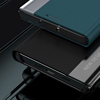 7. Sleep Case Pro Hülle für Xiaomi 13 Lite mit Klappständer schwarz