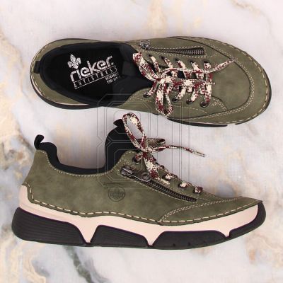 12. Bequeme Rieker W RKR610 grüne Schuhe