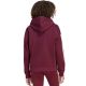 3. adidas Essentials Damen-Sweatshirt mit 3 Streifen, durchgehendem Reißverschluss und burgunderrotem Reißverschluss KX0785