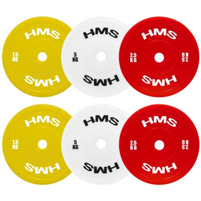 TPP Technischer Olympia-Taille-Satz PE 2 x 1,5 - 5 kg (18 kg) HMS