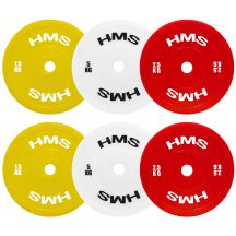 TPP Technischer Olympia-Taille-Satz PE 2 x 1,5 - 5 kg (18 kg) HMS