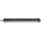 Brennenstuhl 1390007009 2 m Steckdosenleiste 9 x Steckdosen Aluminium, Schwarz