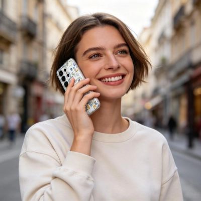 5. Tech-Protect FlexAir Hülle für Samsung Galaxy S26 Ultra – Bunte Blumen
