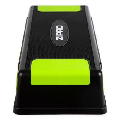 3. ZIPRO 5901793678603 Aerobic Step Schwarz, Hellgrün 250 kg Höhenverstellbar